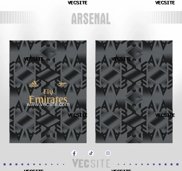 Arsenal Black Jersey 22-23