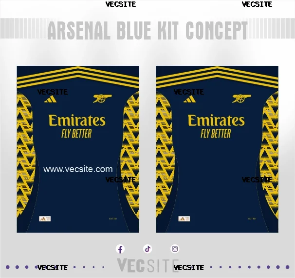 Arsenal Blue Kit Concept