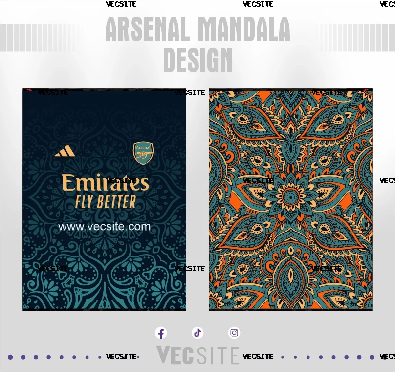 Arsenal Mandala Design