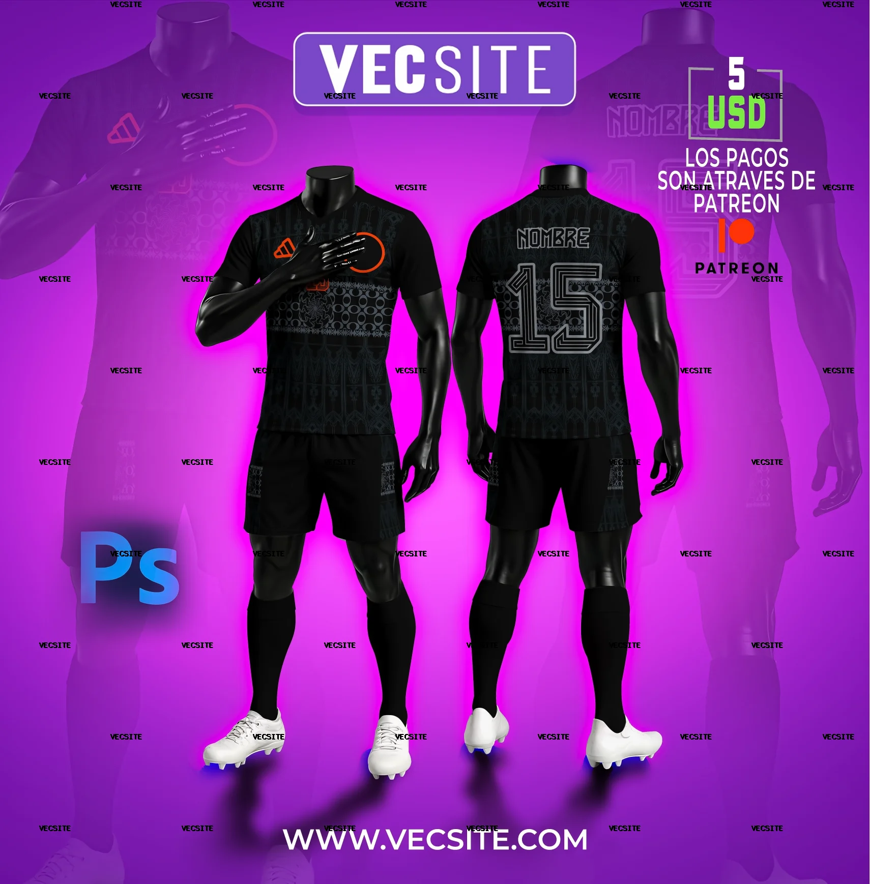 mock up deportivo maniqui