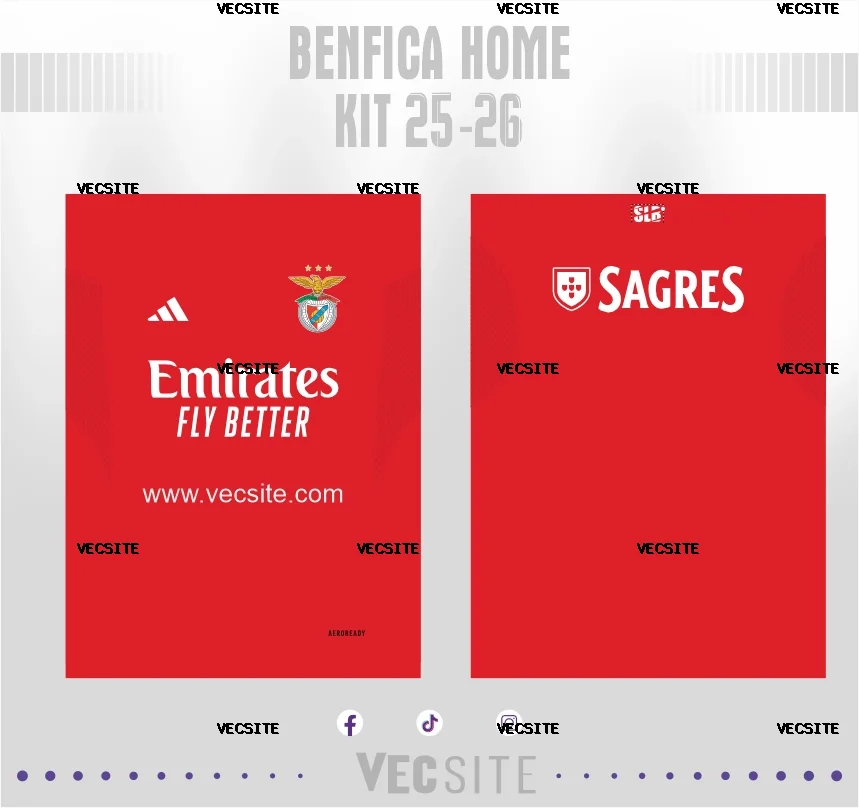 Benfica Home Kit 25-26