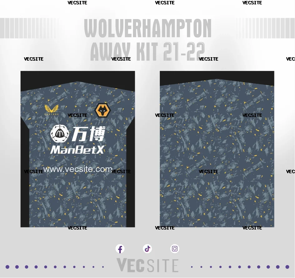 WolverHampton Away Kit 21-22