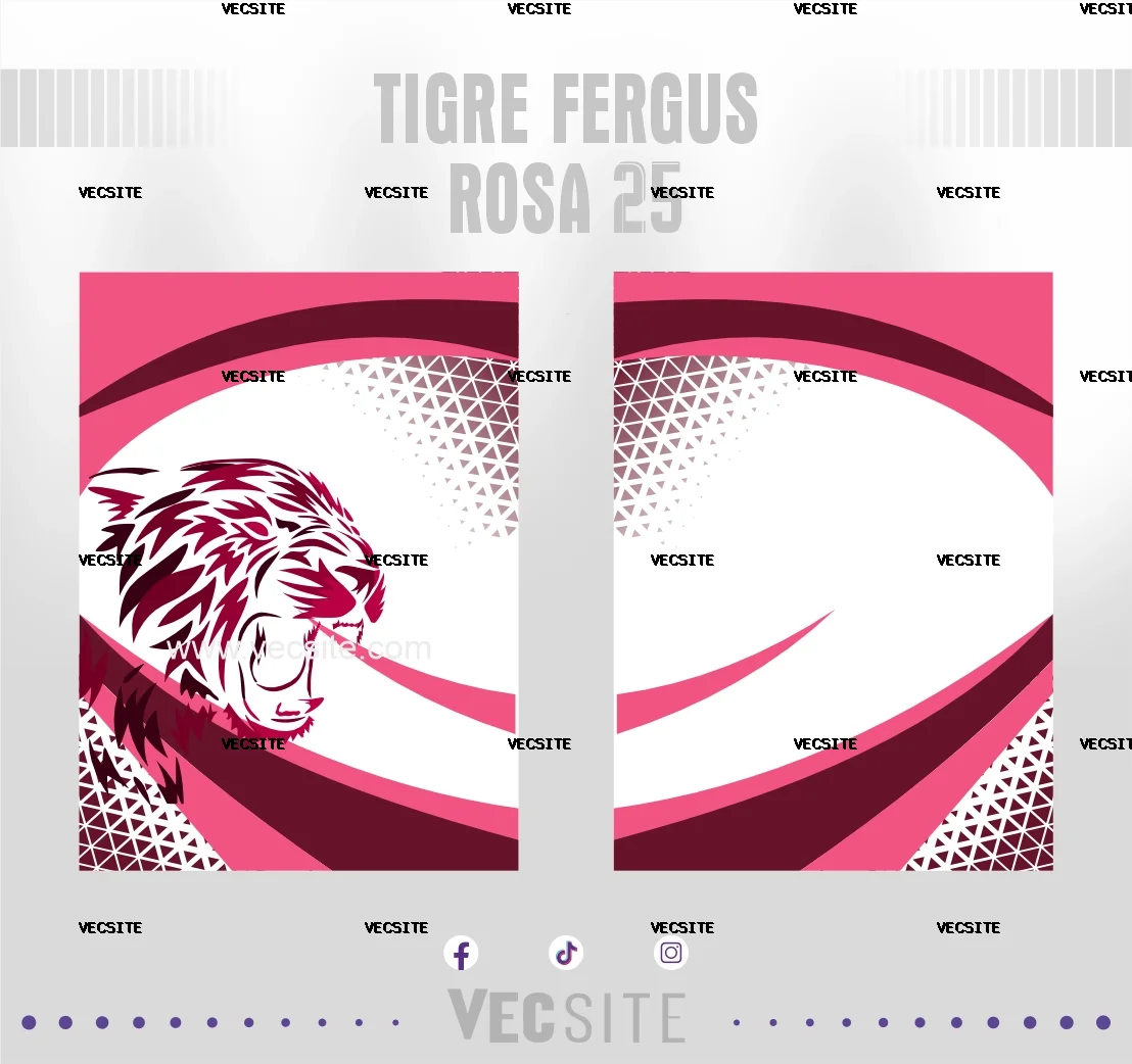 Tigre Fergus Rosa 25