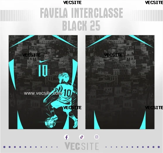 Favela Interclasse Black 25