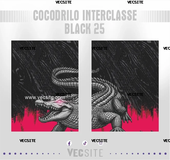 Cocodrilo Interclasse Black 25