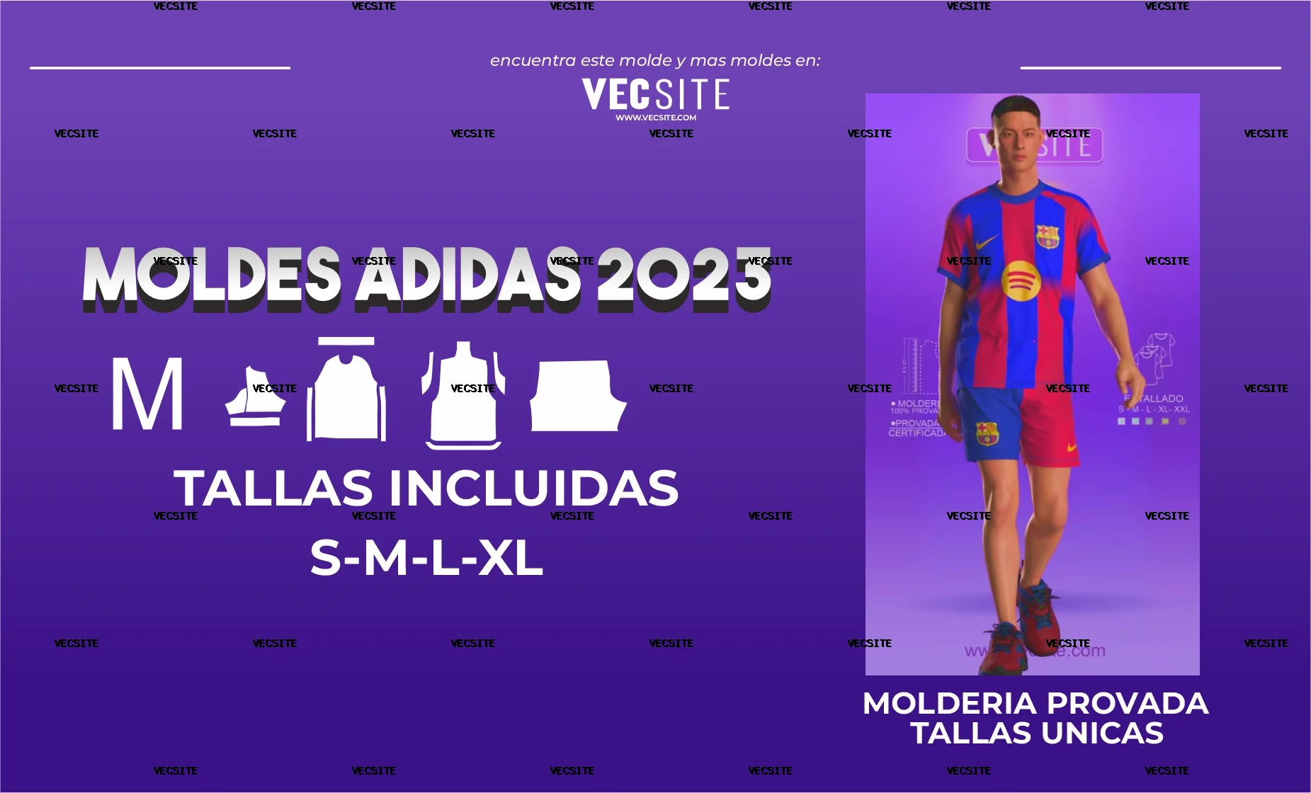 MOLDERIA ADIDAS 2023 - 17 USD