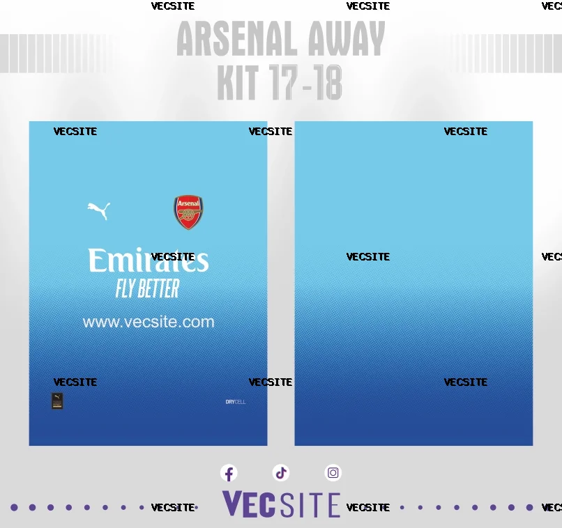 Arsenal Away kit 17-18