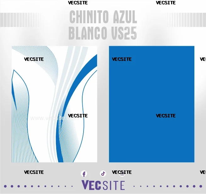 Chinito Azul Blanco VS25