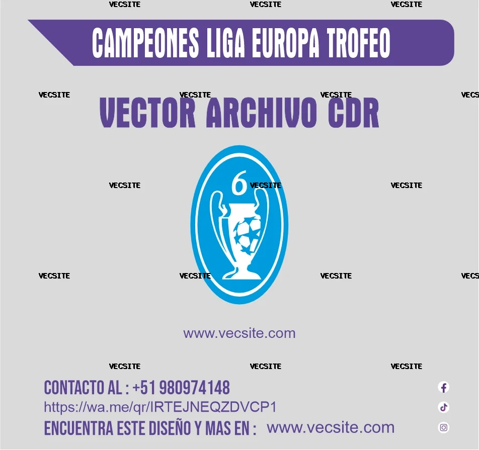 CAMPEONES LIGA EUROPA TROFEO