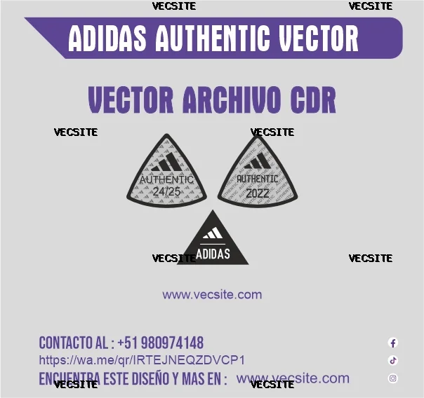 adidas authentic vector