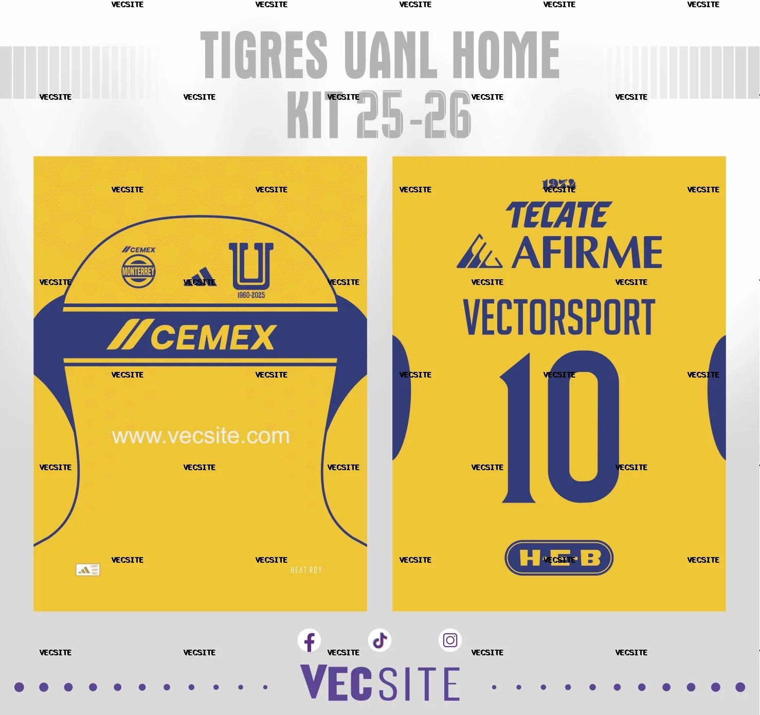 Tigres UANL Home Kit 25-26