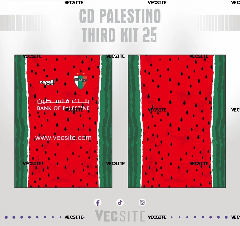 CD Palestino Third Kit 25