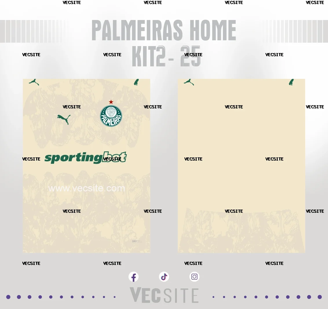 Palmeiras Home Kit2- 25