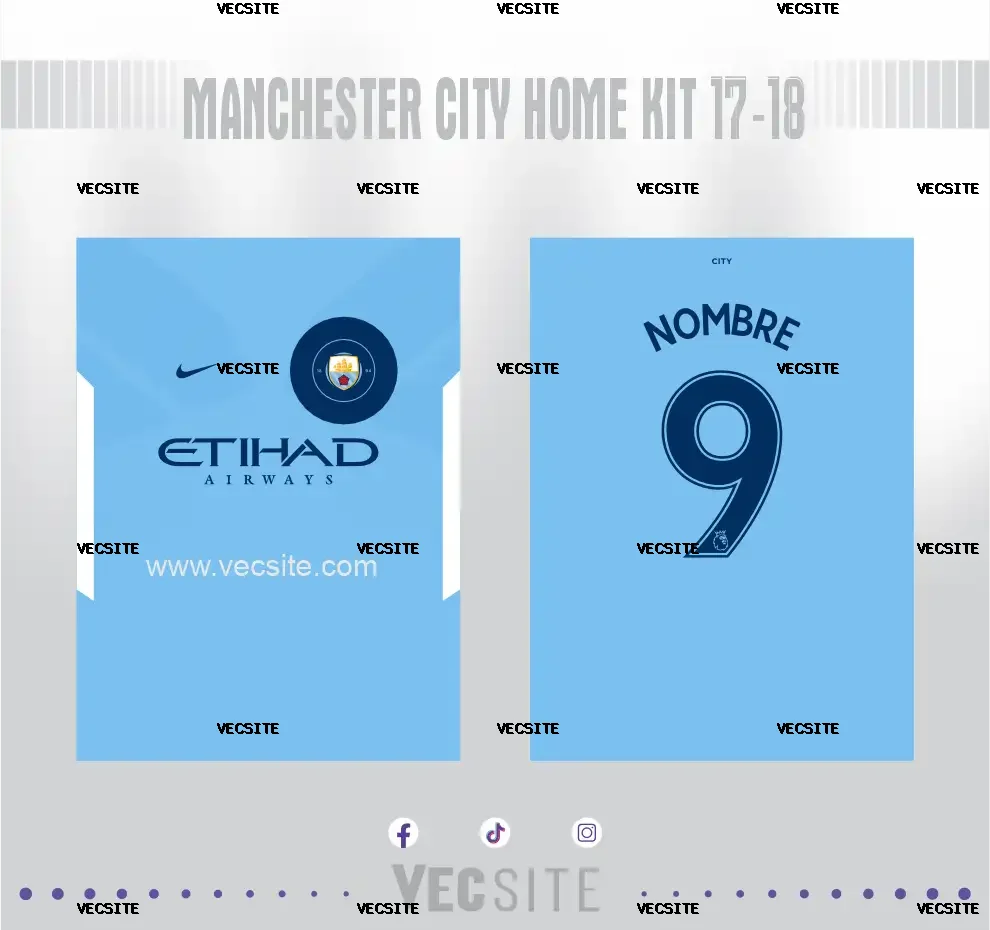 Manchester City Home Kit 17-18