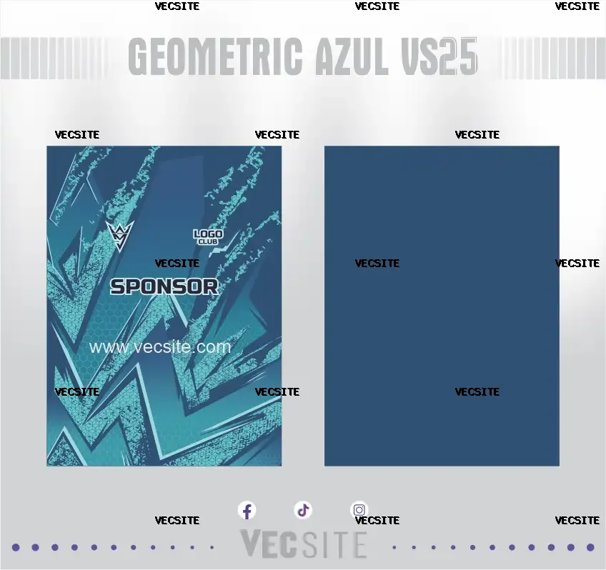 Geometric Azul VS25