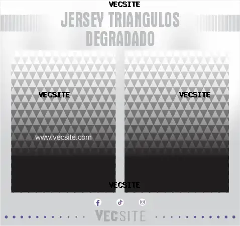 Jersey Triangulos degradado