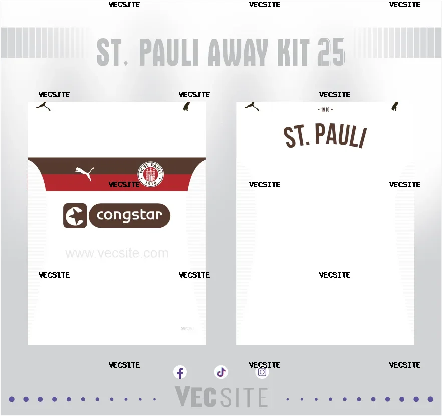 St. Pauli Away Kit 25