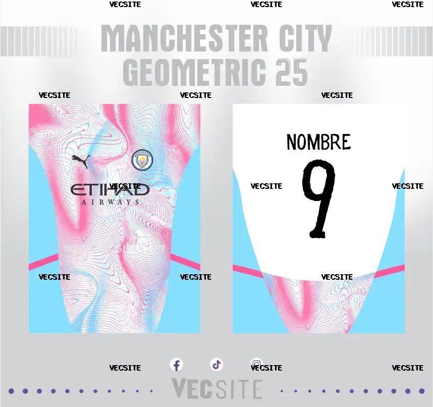 Manchester City Geometric 25