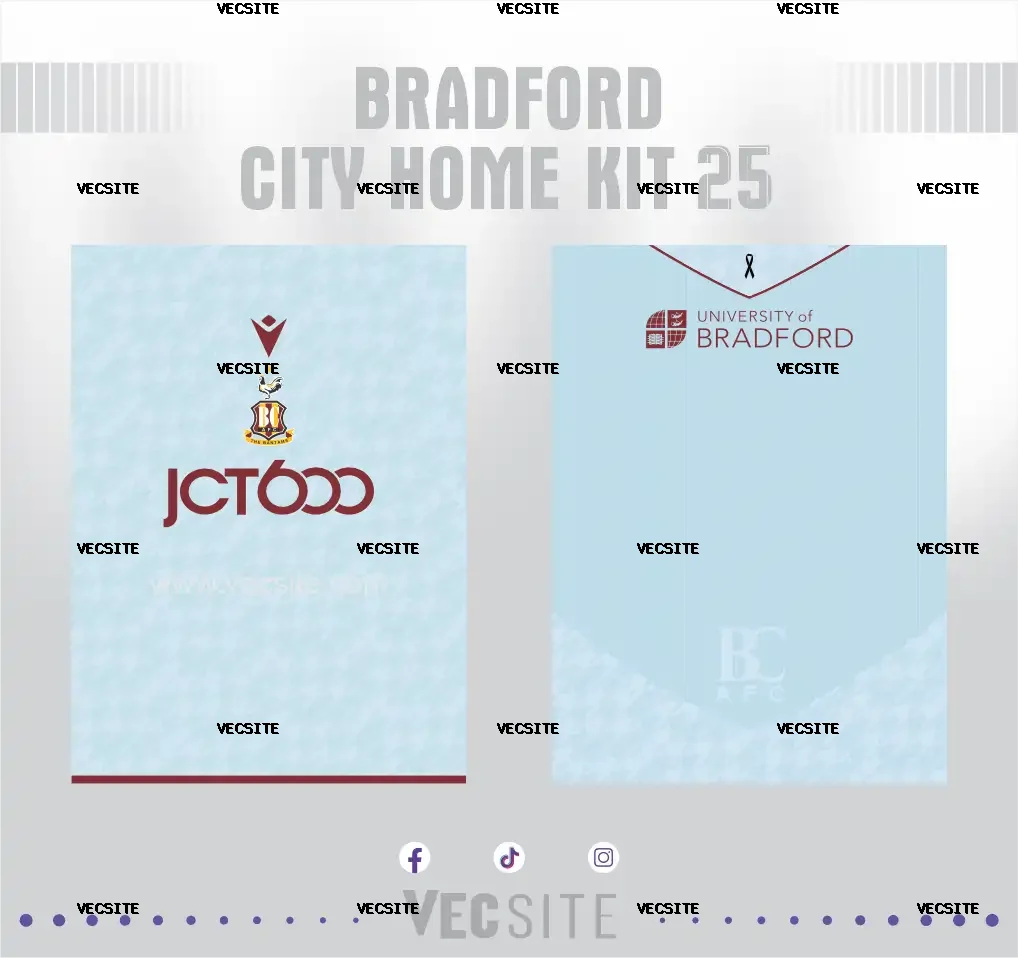 Bradford City Home Kit 25