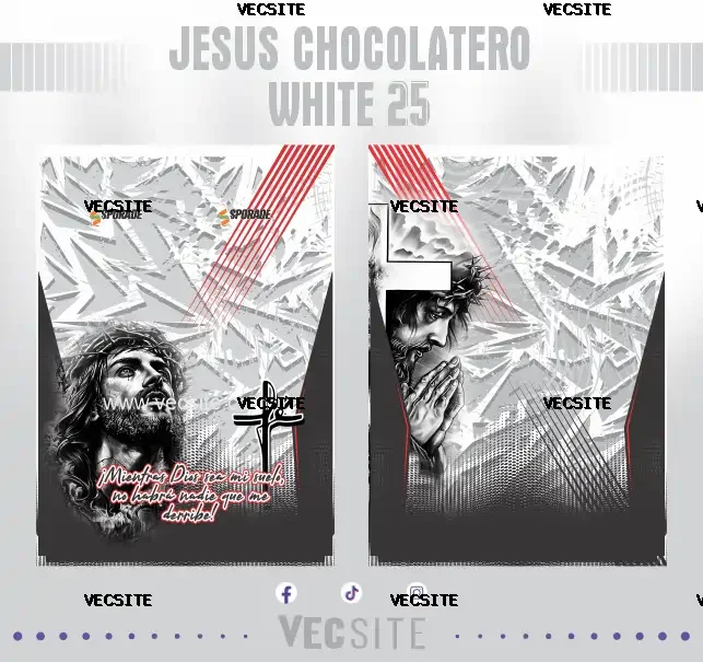 Jesus Chocolatero white 25