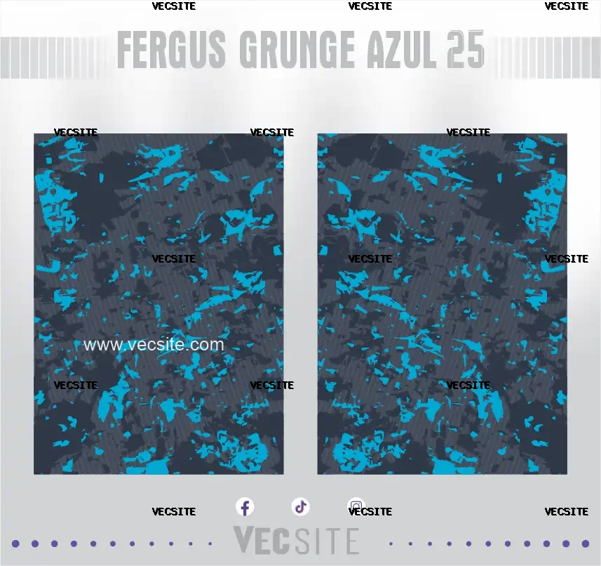 Fergus Grunge Azul 25
