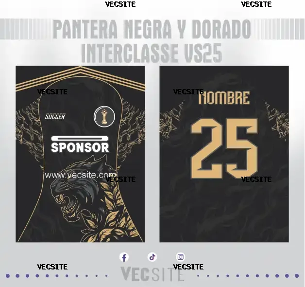 Pantera Negra y Dorado Interclasse VS25