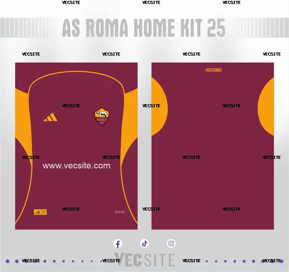 AS Roma Home Kit 25