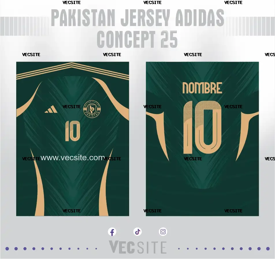 Pakistan Jersey Adidas Concept 25