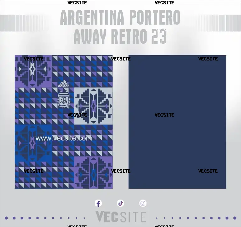 Argentina Portero Away Retro 23
