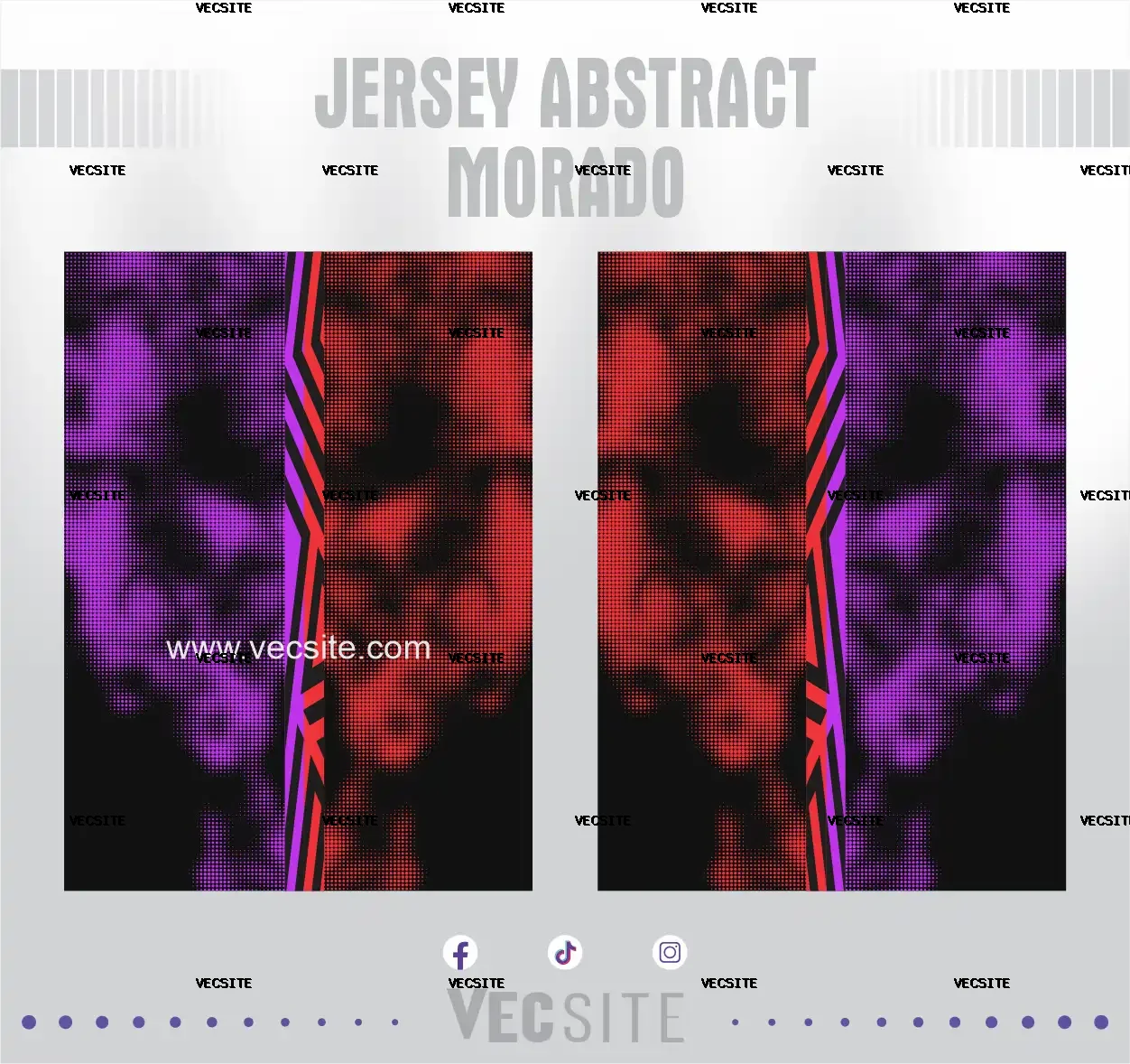Jersey Abstract Morado