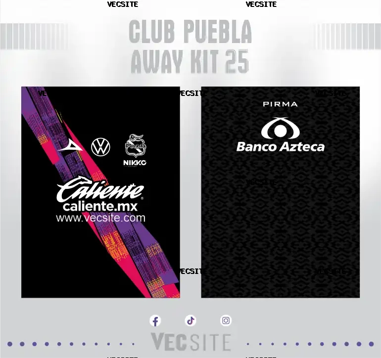 Club Puebla Away Kit 25