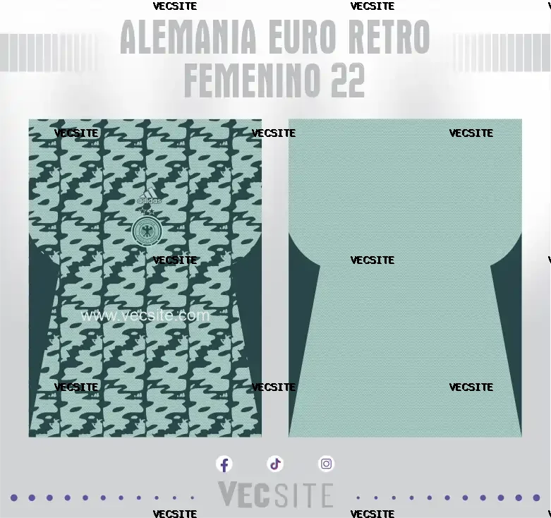 Alemania Euro Retro Femenino 22