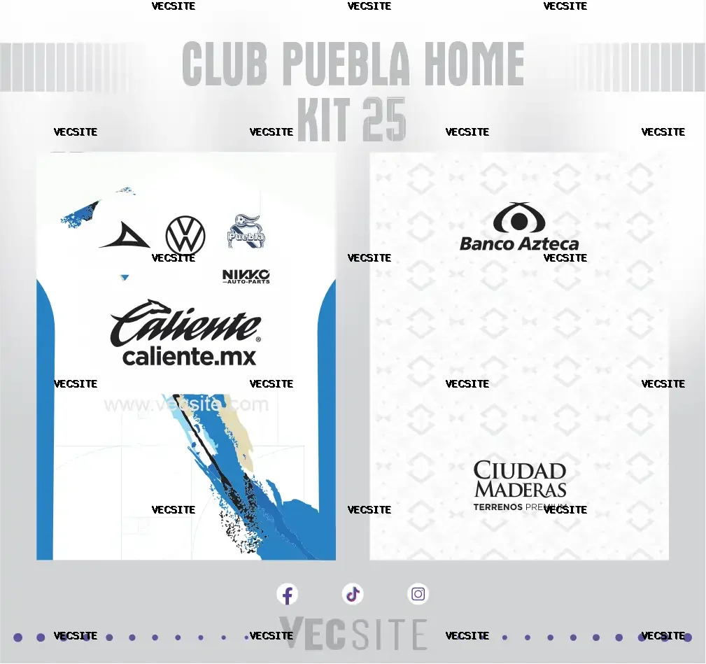 Club Puebla Home Kit 25