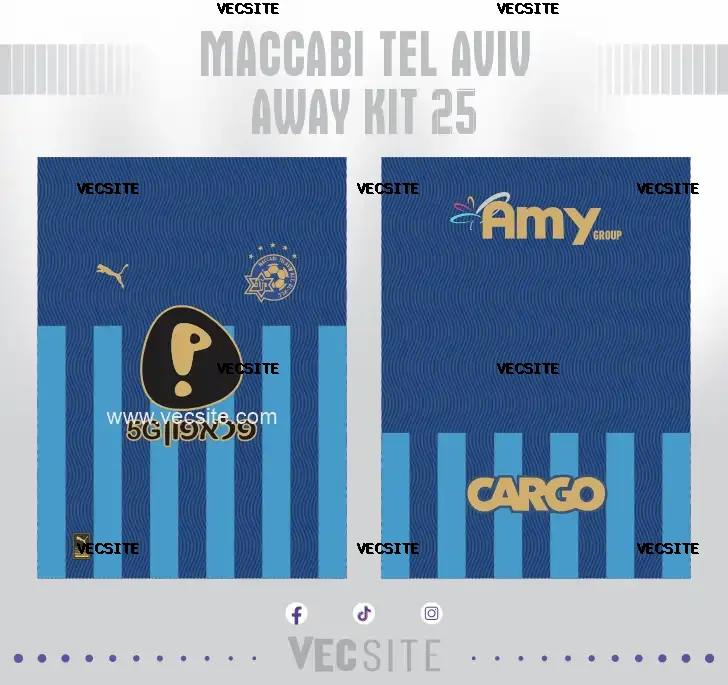 Maccabi Tel Aviv Away Kit 25