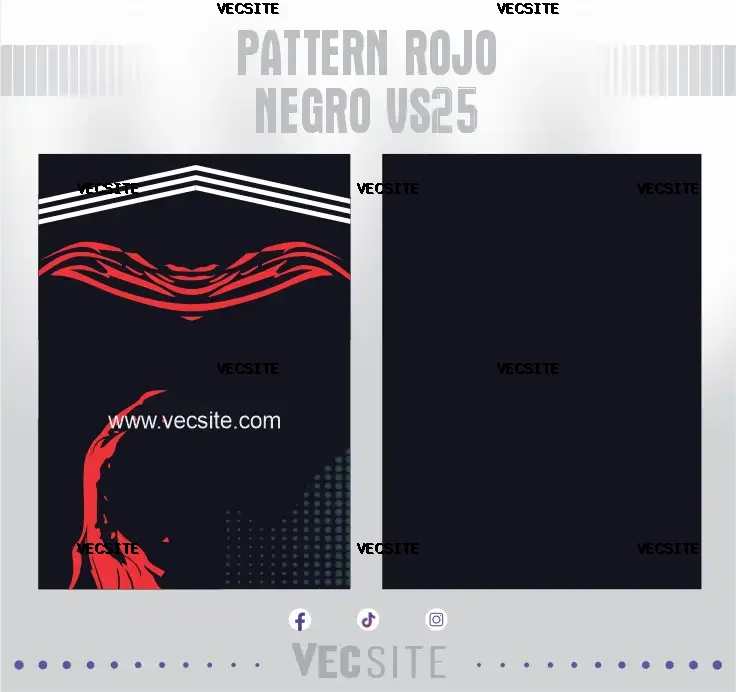 Pattern Rojo Negro VS25