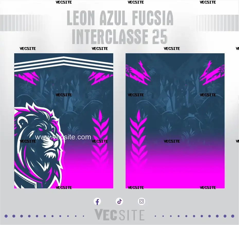 león azul
