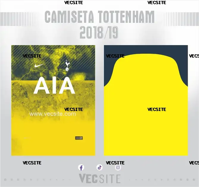Camiseta Tottenham 2018 19