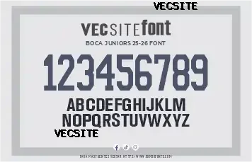 BOCA JUNIORS 25-26 FONT
