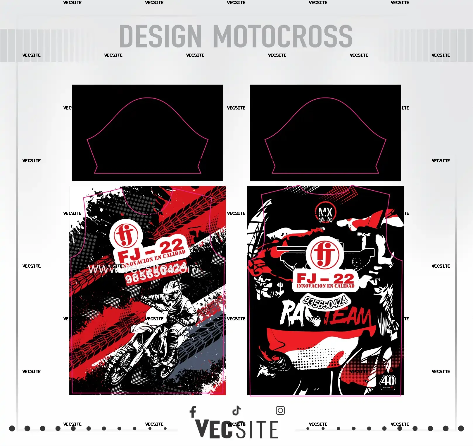 motocross vector editable