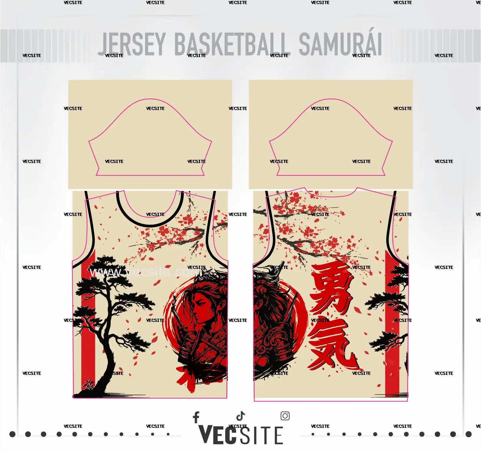 Jersey Sport Basketball Samurái