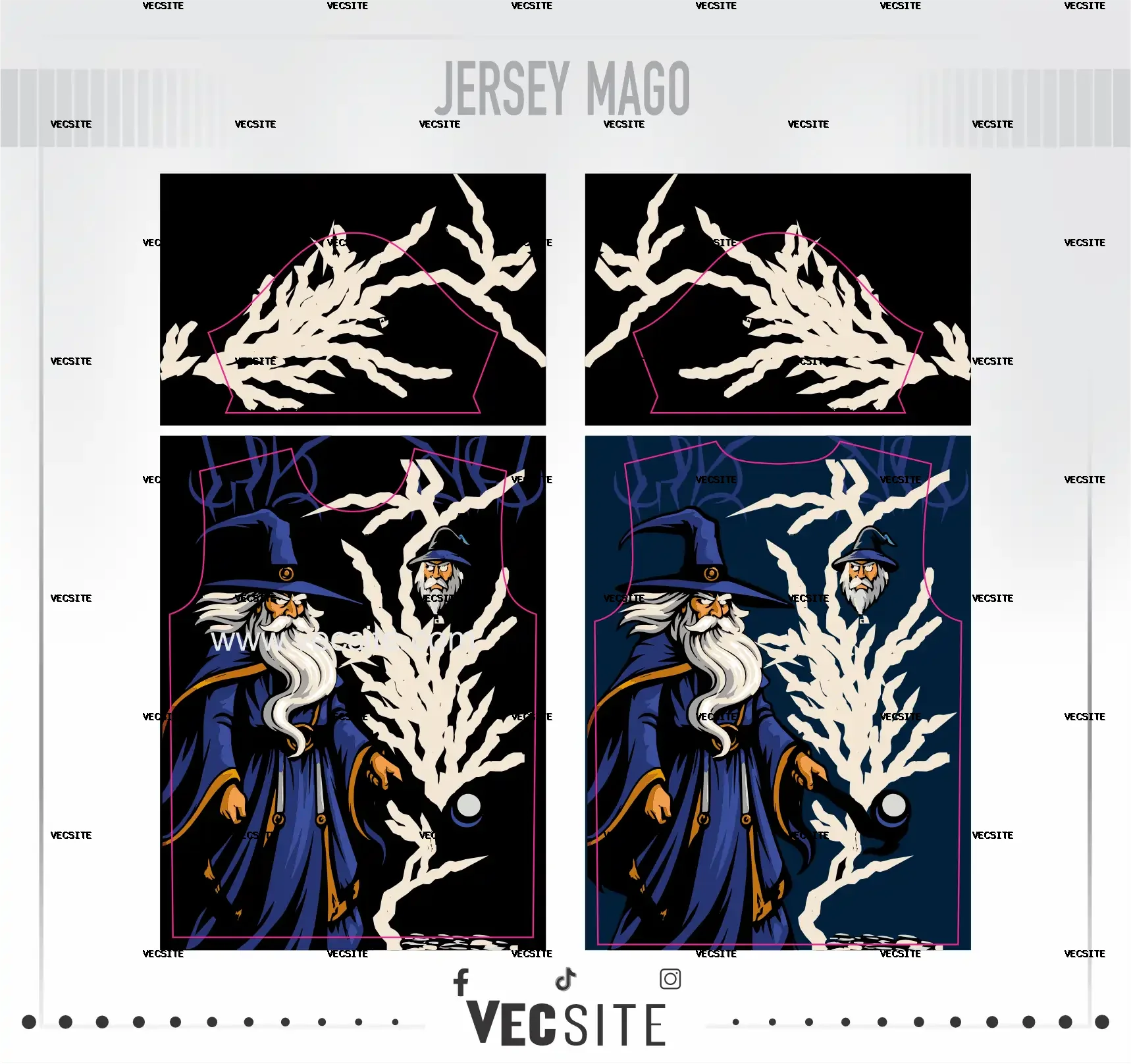 jersey mago vector editable