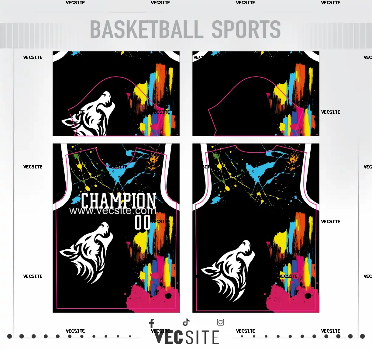 basketball sports wolf