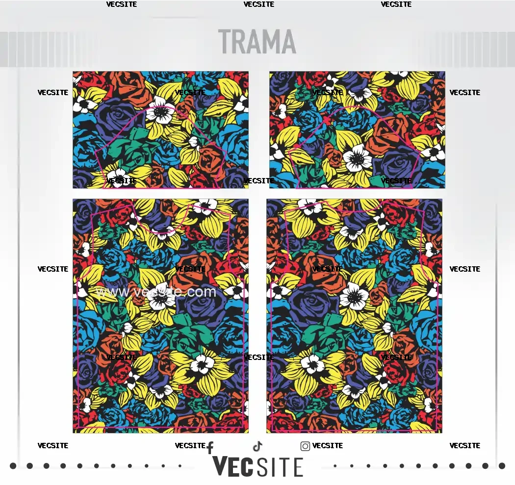 trama floral