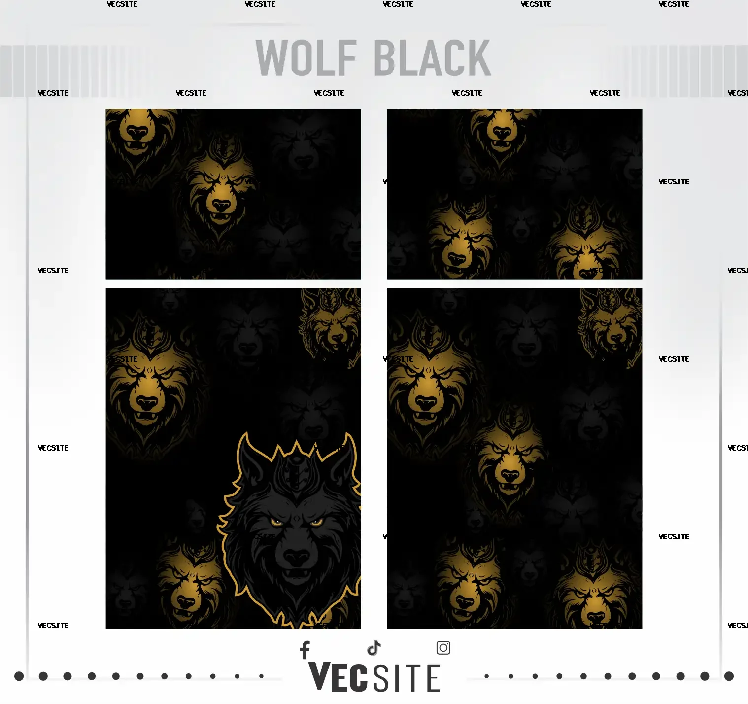 wolf black