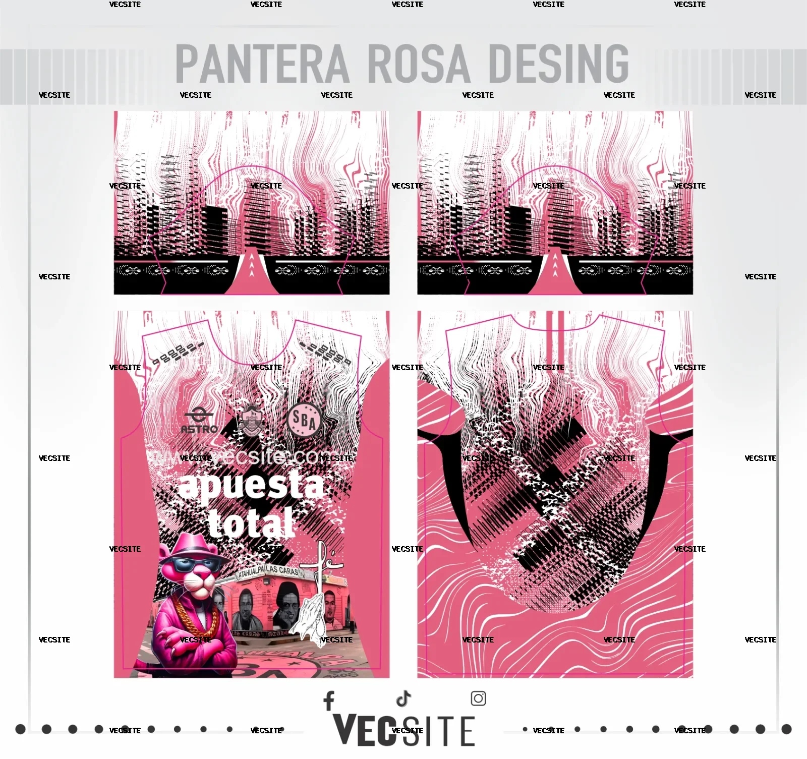 pantera rosa desing futsal