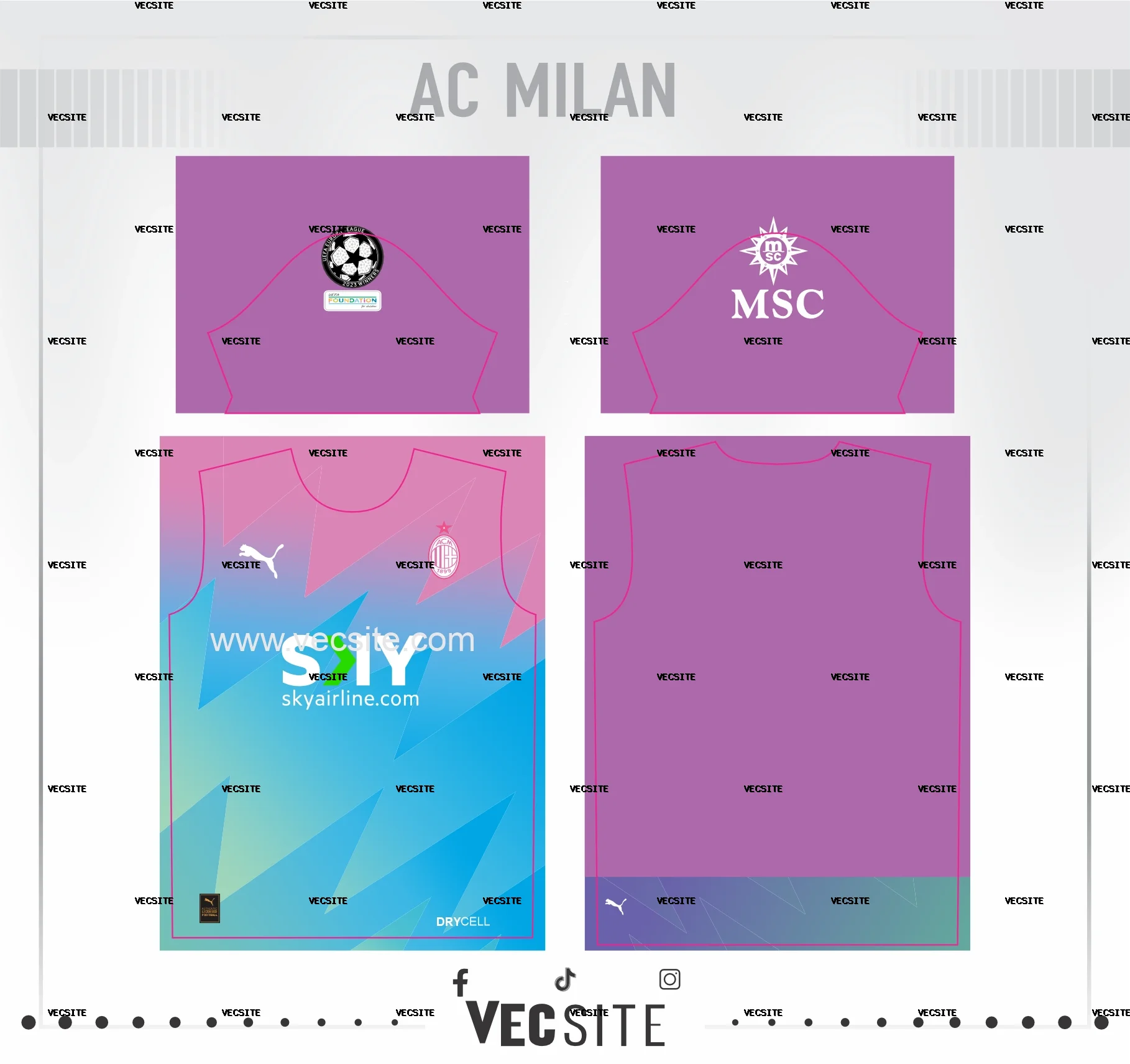 ac milan desing