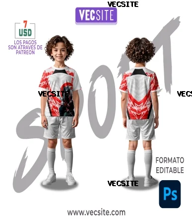 mock up psd niño front/espalda