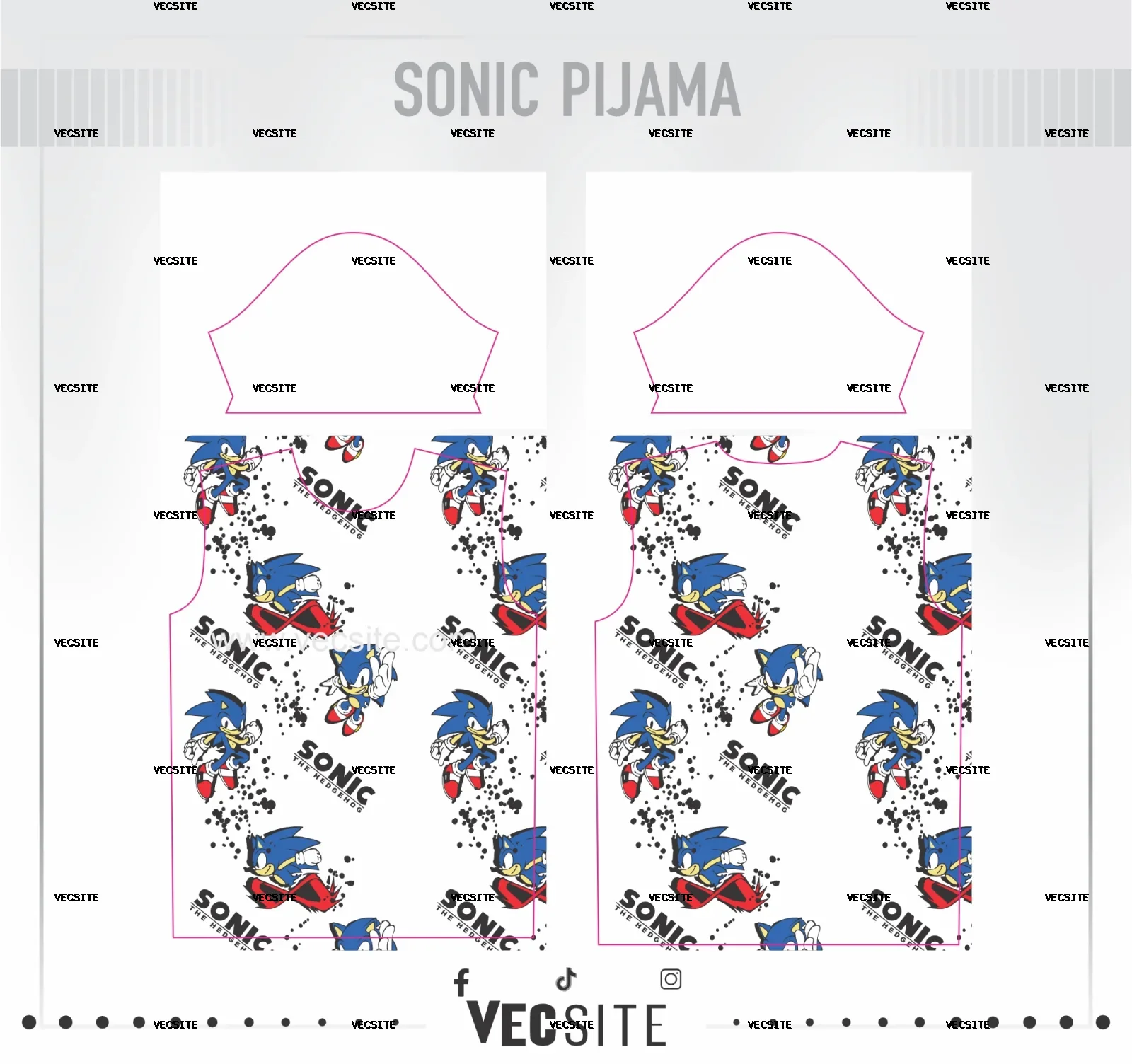 sonic pijama