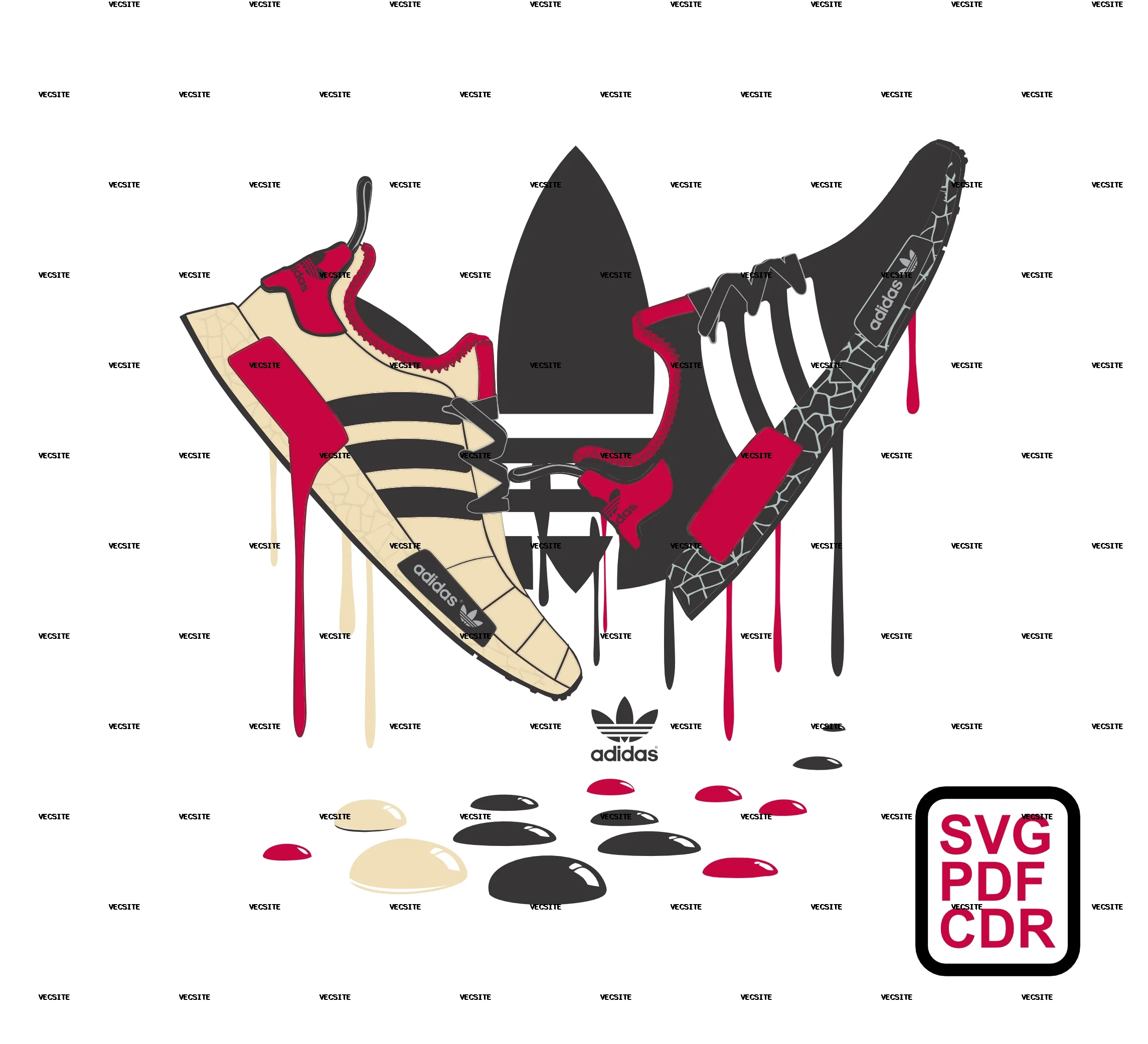 VECTOR EDITABLE ADIDAS