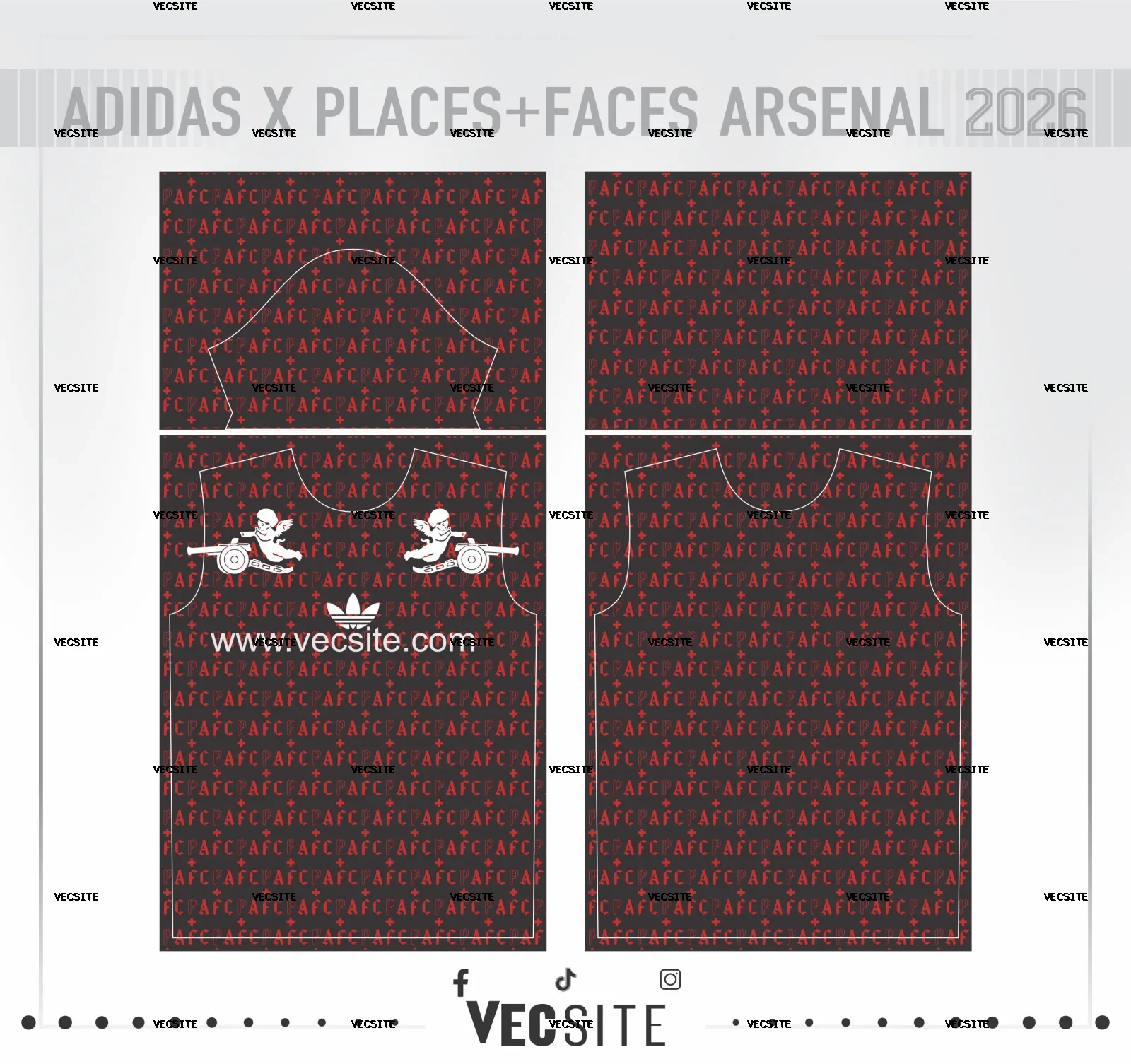Adidas x Places+Faces Arsenal 2026